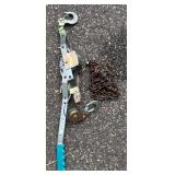 G - Come-Along Hand Chain Hoist with Chain & Hook
