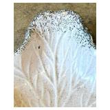 UL - Vintage USA Pottery Leaf Shaped Bowl