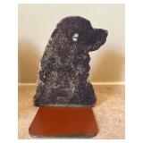 UL - Vintage Dog Bookends with Card Holder