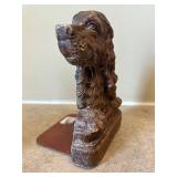 UL - Vintage Dog Bookends with Card Holder