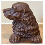 UL - Vintage Dog Bookends with Card Holder