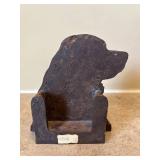 UL - Vintage Dog Bookends with Card Holder