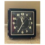 UL - Westclox Vintage Black Alarm Clock for Repair or Repurpose