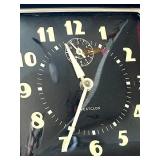 UL - Westclox Vintage Black Alarm Clock for Repair or Repurpose