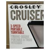 DR - Crosley Cruiser Deluxe Portable Turntable, 3-Speed, Bluetooth