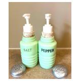 UL - Jadeite Salt & Pepper Shakers