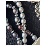 UL - Craft Jewelry Bead & Component Bundle - Assorted Beads, Findings, Stretch Cord & Components