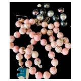 UL - Craft Jewelry Bead & Component Bundle - Assorted Beads, Findings, Stretch Cord & Components