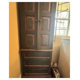 UL - Armoire - Vintage Green with 4 Drawers