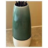 DR - Kirk Freeman Vase with Pussy Willow Decorative Stems