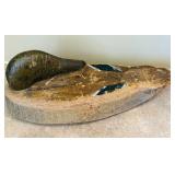 UL - Vintage Wood Duck Decoy,Vintage Caramel Glass Mug, Vintage Nigerian Hausa Basket and More