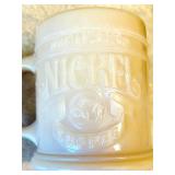 UL - Vintage Wood Duck Decoy,Vintage Caramel Glass Mug, Vintage Nigerian Hausa Basket and More