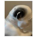 UL - Ceramic Dog Figurine - Black & White