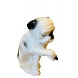 UL - Ceramic Dog Figurine - Black & White