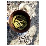 S - Rope Bundle: 120 ft Yellow Rope (Continuous) & Assorted Coiled Ropes