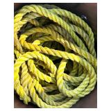 S - Rope Bundle: 120 ft Yellow Rope (Continuous) & Assorted Coiled Ropes