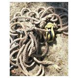 S - Rope Bundle: 120 ft Yellow Rope (Continuous) & Assorted Coiled Ropes