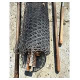 Gardening Helpers: Wire Mesh Rolls, Tomato Cage, Garden Fork & Rakes