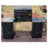 G - Sanyo GX-T808U Stereo Music System - Magnavox Speakers