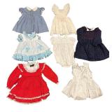 LL - Toddler Clothes - Vintage Assorted Dresses (Lot of 6)