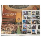 LL - Stamp Collection - First Day Covers & United Nations Commemoratives Binder