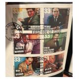 LL - Stamp Collection - First Day Covers & United Nations Commemoratives Binder