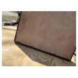 G - Display Cabinet 24 x 18 in. Dark Walnut Wood Frame & Glass Front