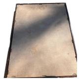 G - Display Cabinet 24 x 18 in. Dark Walnut Wood Frame & Glass Front