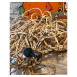 LS - 21-Inch Halloween Pumpkin Cutout with Its Halloween Sign, Vintage aper Maché Pumpkin and More