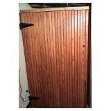 LS - Vintage Storage Cabinet 19x39x65 in with Fabrics, Linens & Bedding