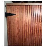 LS - Vintage Storage Cabinet 19x39x65 in with Fabrics, Linens & Bedding