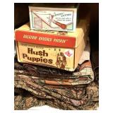 LS - Vintage Storage Cabinet 19x39x65 in with Fabrics, Linens & Bedding