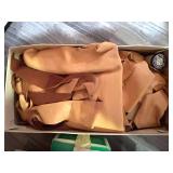 LS - Vintage Storage Cabinet 19x39x65 in with Fabrics, Linens & Bedding