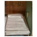 LS - Vintage Storage Cabinet 19x39x65 in with Fabrics, Linens & Bedding