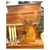 LL - Christmas Decor Lot - Stockings, Snowmen, Reindeer & Mini Tree