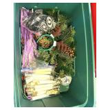 LL - Christmas Decor Lot - Stockings, Snowmen, Reindeer & Mini Tree