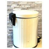 LL - White Drum Lampshade 10x14 in - Pedal Trash Can