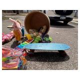 G - Vintage Toys Collection - Baby Rollerblade Doll, Rainbow Xylophone, Longboard & Snorkel Gear