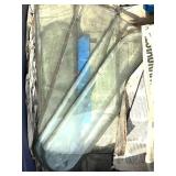 G - Vintage Cut Glass Pieces - Beveled Panes, Longest 16 in - Assorted Fragments