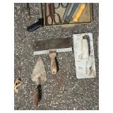 G - Assorted Hand Tools & Masonry Tools - Pliers, Scissors, Saws, Chisels