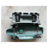 G - Tootsietoy Vintage Tin Toy Cars - Red 7 in Car, Greyhound Bus, & More (Lot of 8)