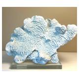 UL - Blue Coral Sculpture - Natural Coral