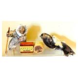 Alaskan Travel Treasures including Iniuit Carved Figurine