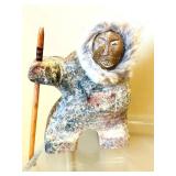 Alaskan Travel Treasures including Iniuit Carved Figurine