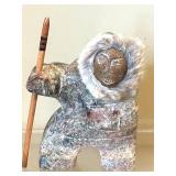 Alaskan Travel Treasures including Iniuit Carved Figurine