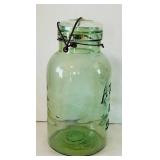 DR -Vintage Atlas E-Z Seal & Ball Mason 9-Inch Blue Glass Jars (Lot of 3)