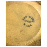 UL - Two Vintage Spongeware Bowls including a Vintage Red Wing Sponge Ware Bowl