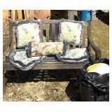 S - Vintage Floral Pillows & Covers with Fringe (Lot of 5)