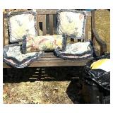 S - Vintage Floral Pillows & Covers with Fringe (Lot of 5)