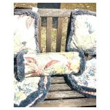 S - Vintage Floral Pillows & Covers with Fringe (Lot of 5)